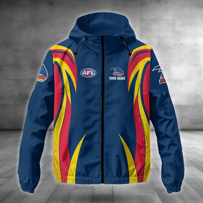 Adelaide Crows Custom Name Special Edition Full Zip Hoodie