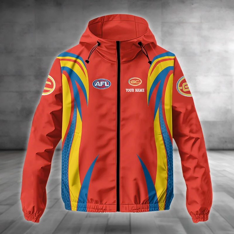 Gold Coast Suns Custom Name Special Edition Full Zip Hoodie