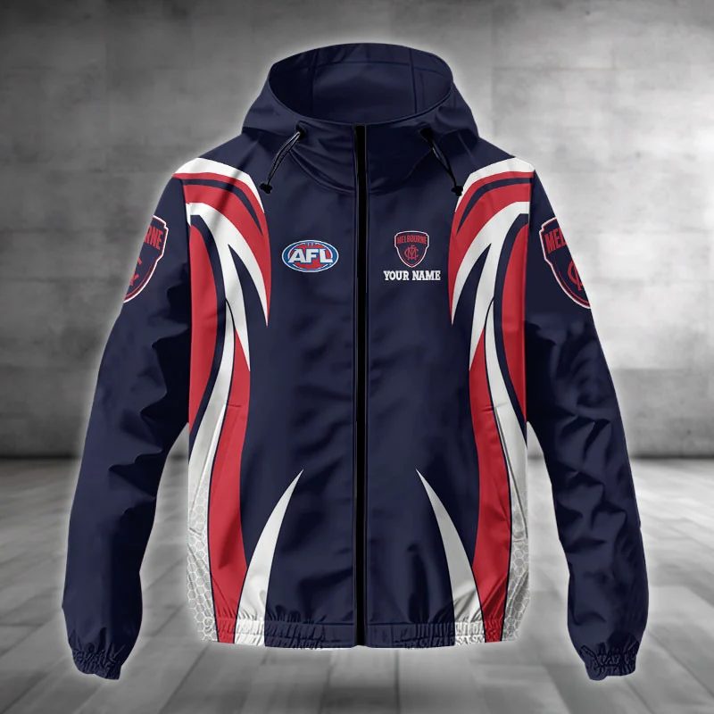 Melbourne Demons Custom Name Special Edition Full Zip Hoodie