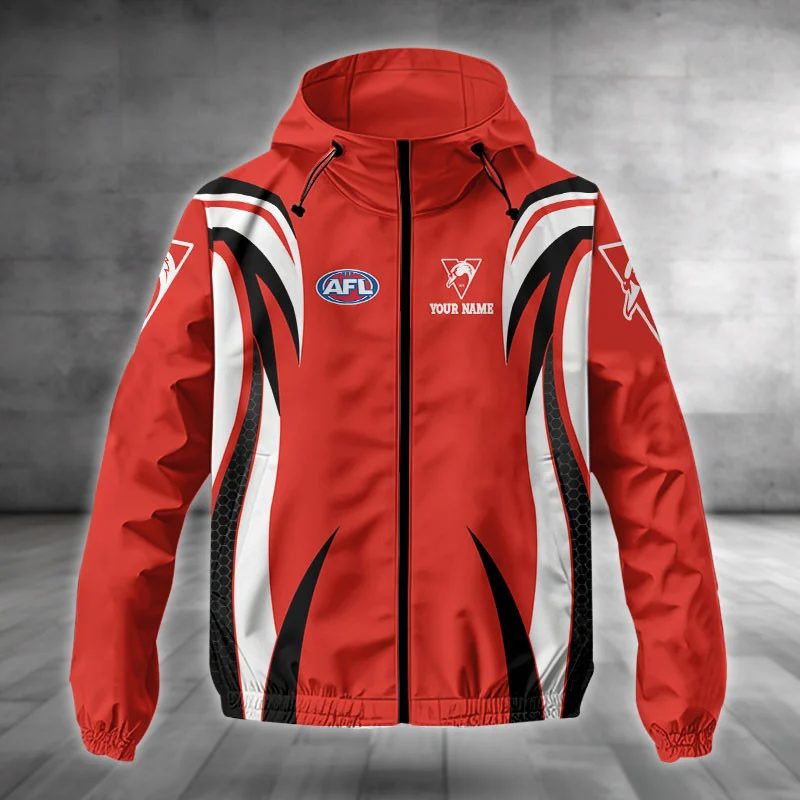 Sydney Swans Custom Name Special Edition Full Zip Hoodie