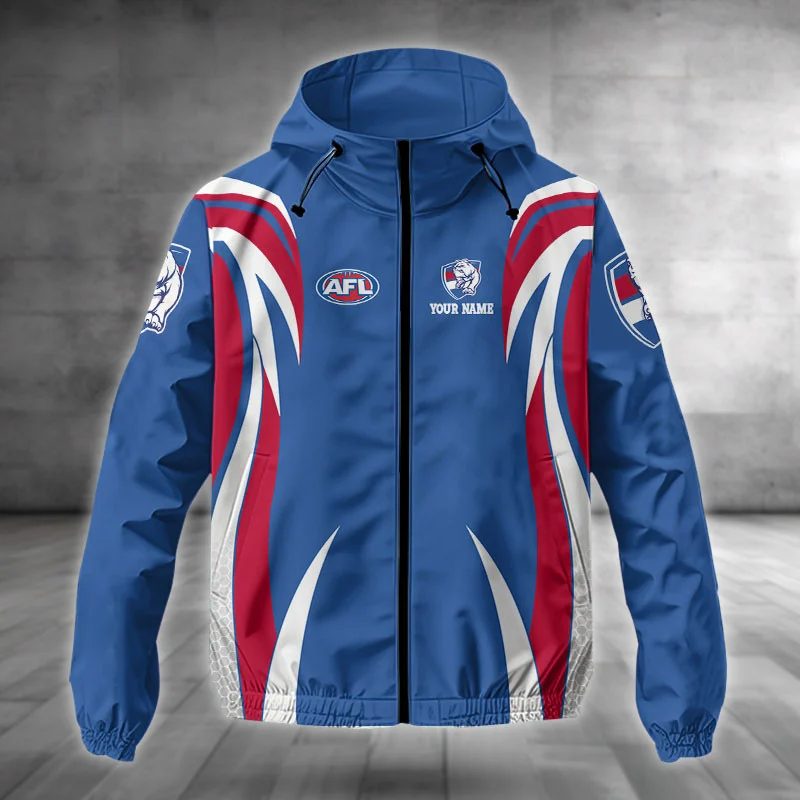 Western Bulldogs Custom Name Special Edition Full Zip Hoodie