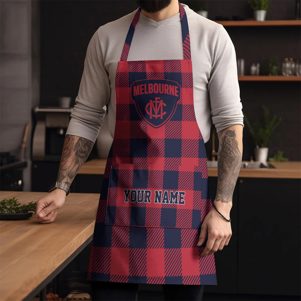 AFL Melbourne Demons Custom Name New Edition Apron