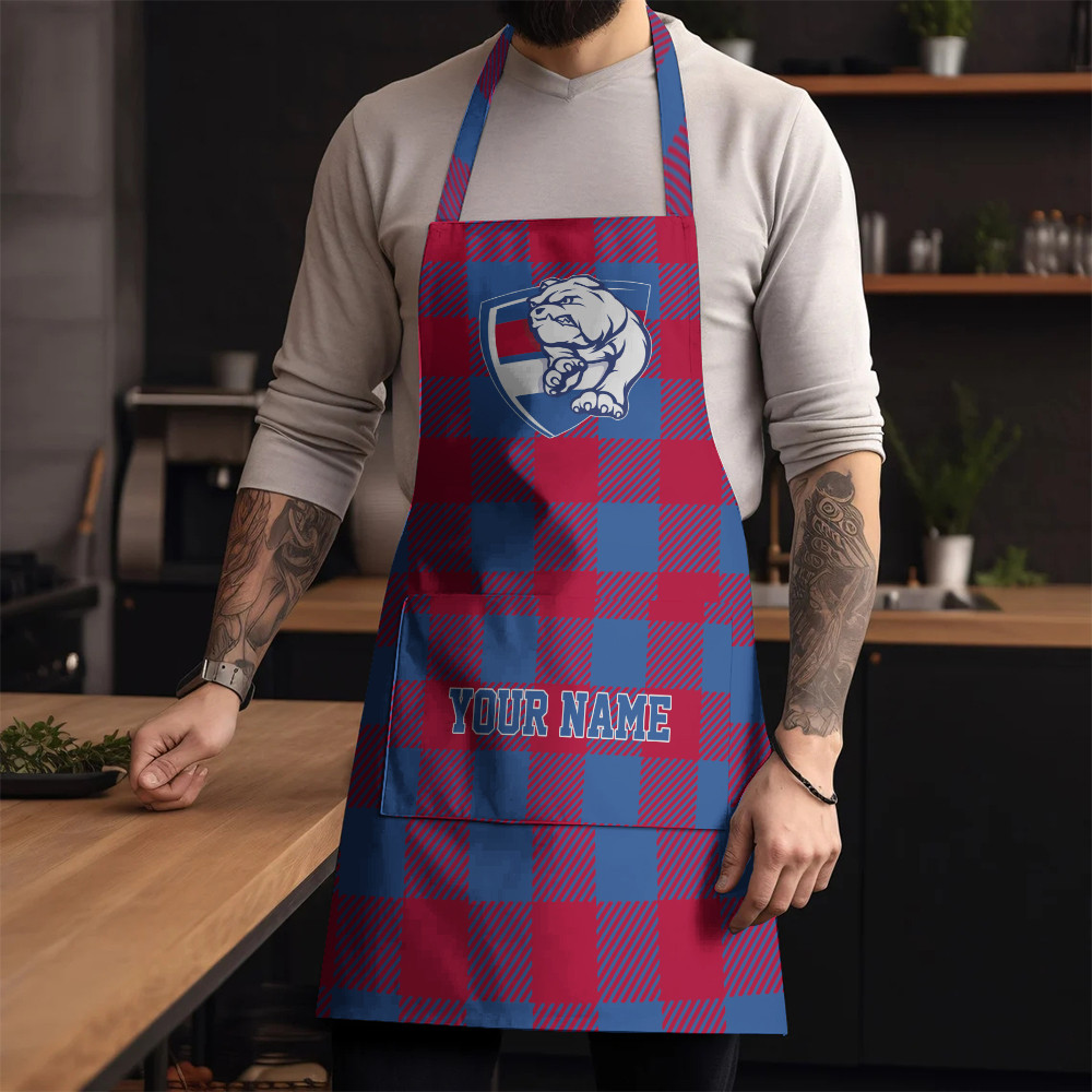 AFL Western Bulldogs Custom Name New Edition Apron